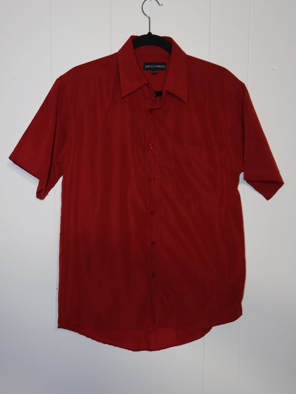 💙 2 for $20 💙 Marcello Donnofrio Red Button-Up Shirt Short Sleeve‎ (Men’s S/P)